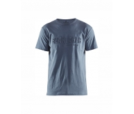 T-SHIRT IMPRIME 3D BLEU PAON